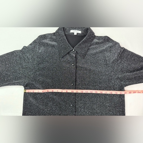 Vintage Karen Kane Metallic Stretchy Two Piece Set Tank Top and Cardigan XL/L - Picture 17 of 17